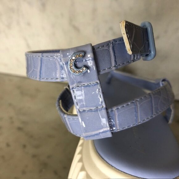 SAM EDELMAN Circus NY Elana Platform Sandal Periwinkle 9.5B - Picture 3 of 16